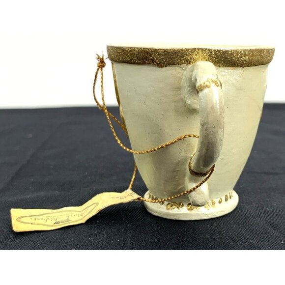 Mark Roberts Court Jester Queen of Hearts Teacup Ornament 2.5" Vintage - Picture 3 of 8